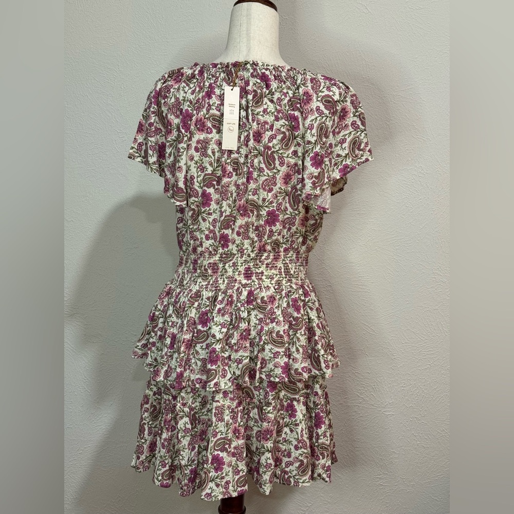 Patrons of Peace Cream and Raspberry Pink Smocked Sundress - Picture 5 of 9